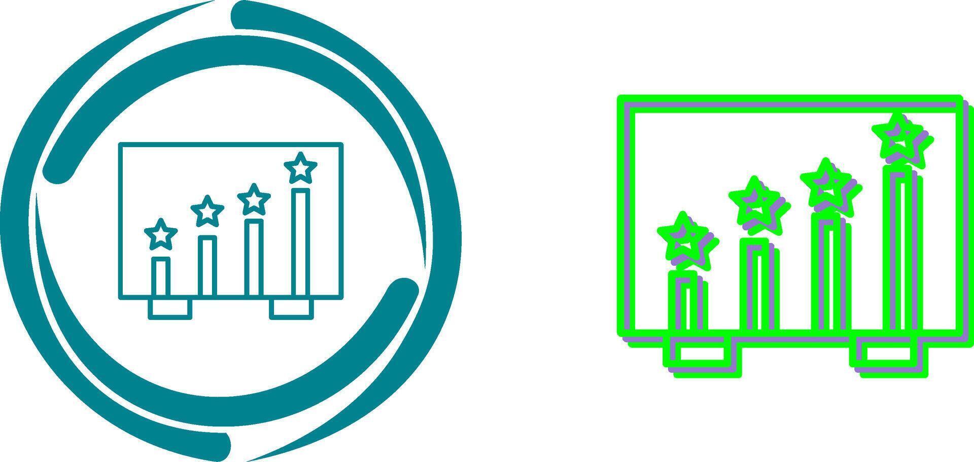 Rating Icon Design vector