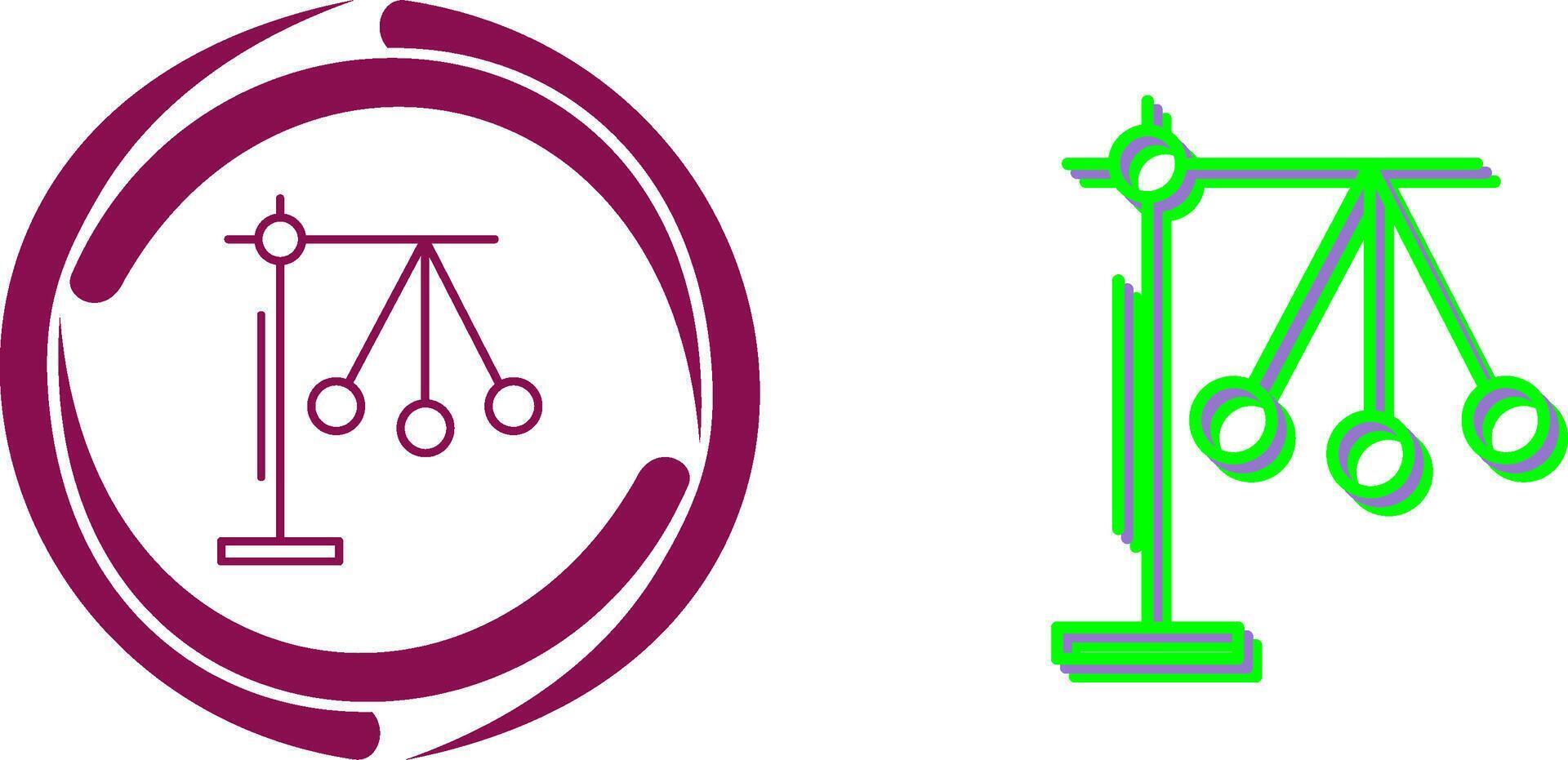 Pendulum Icon Design vector