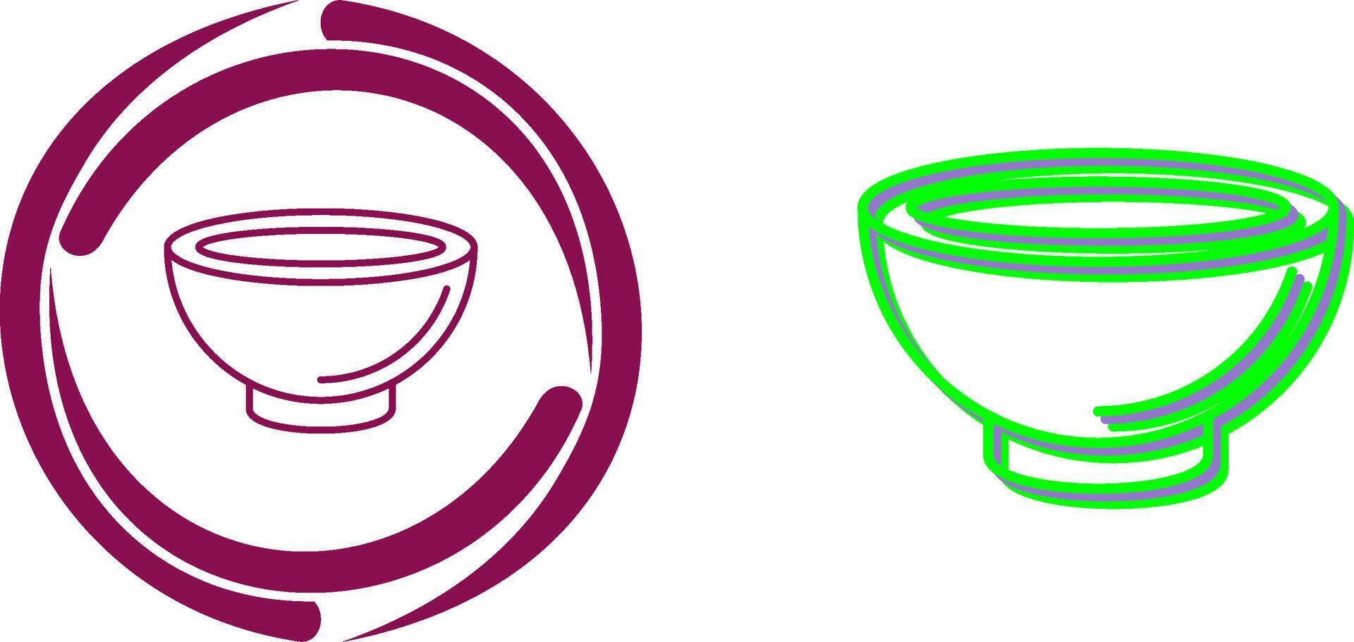 Bowl Icon Design vector