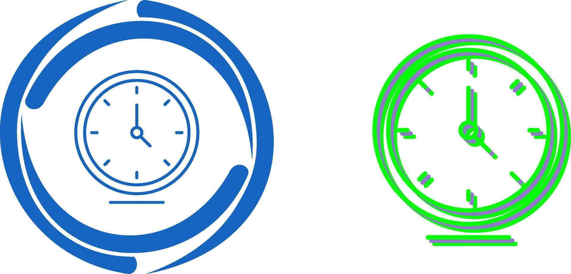 Clock Icon Design vector