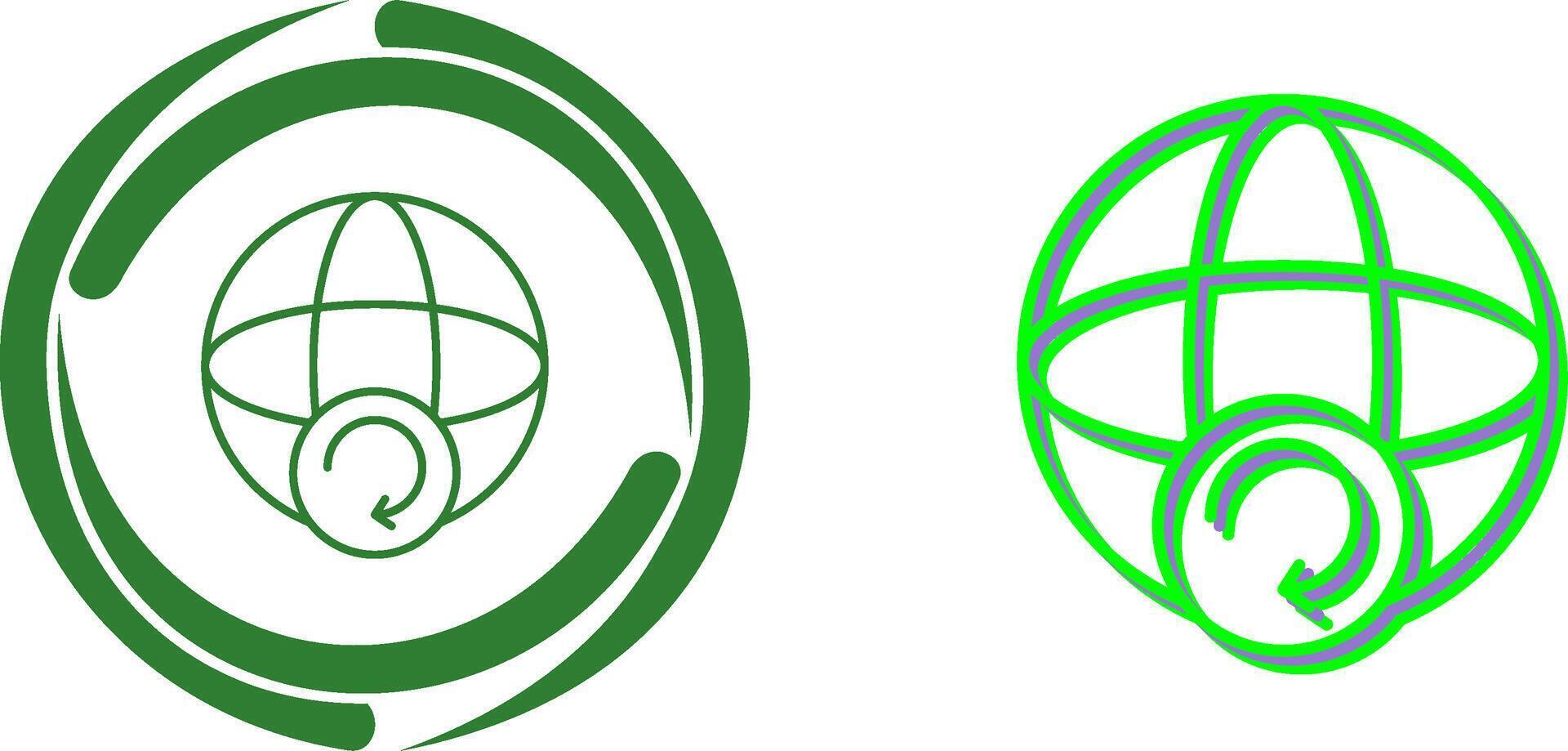Earth Icon Design vector