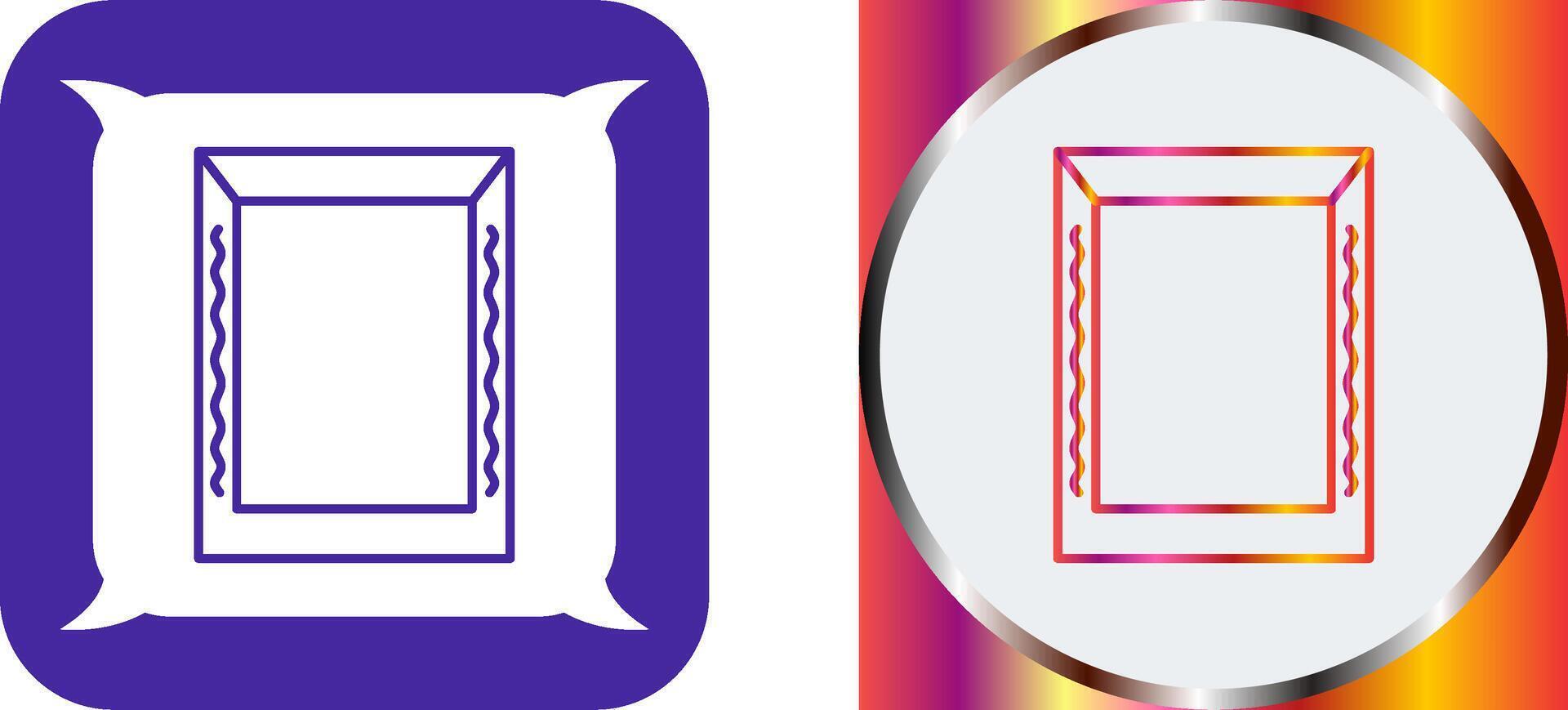 Unique Frame Icon Design vector