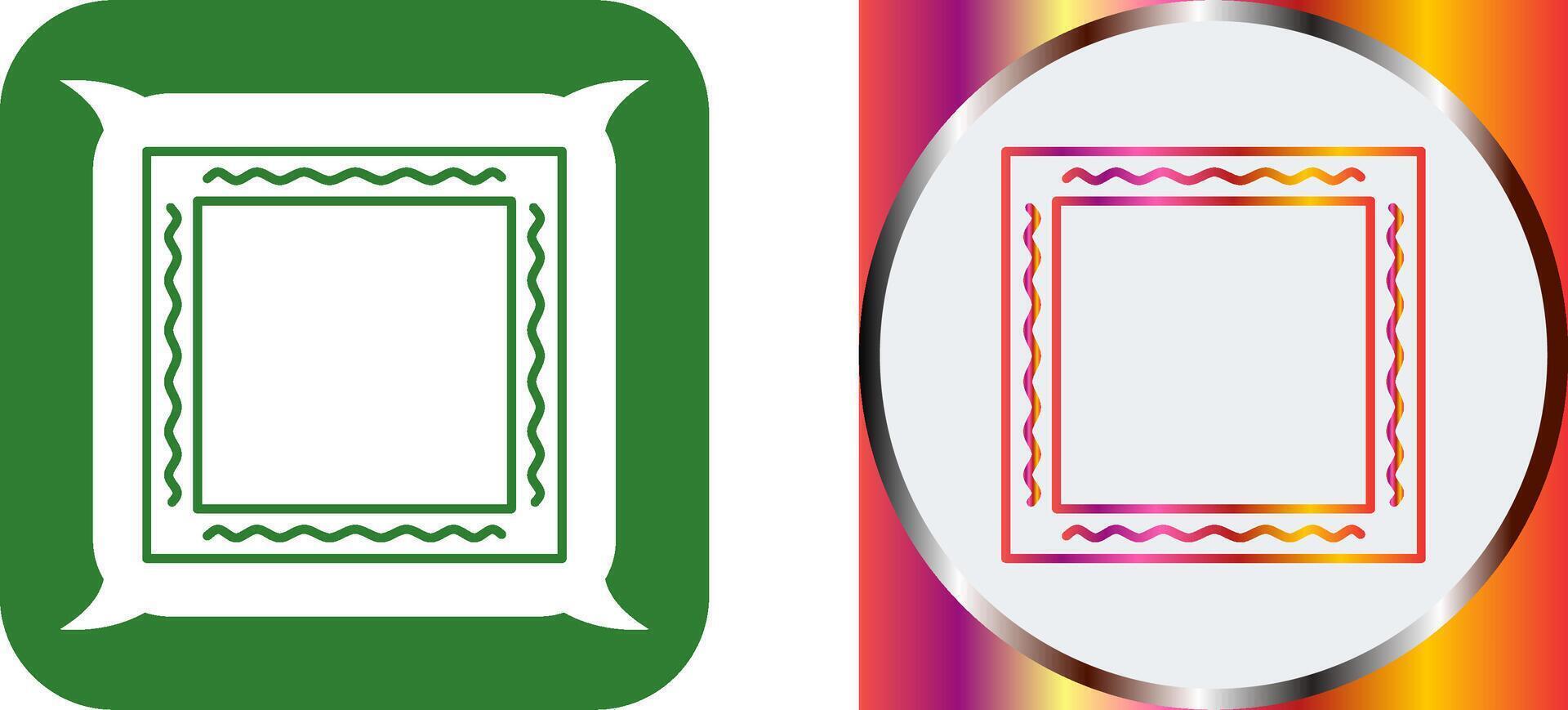 Unique Frame Icon Design vector