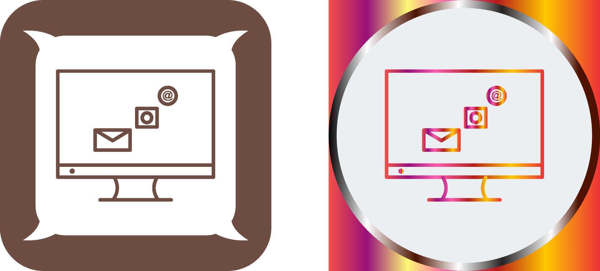 Unique Digital Marketing Icon Design vector