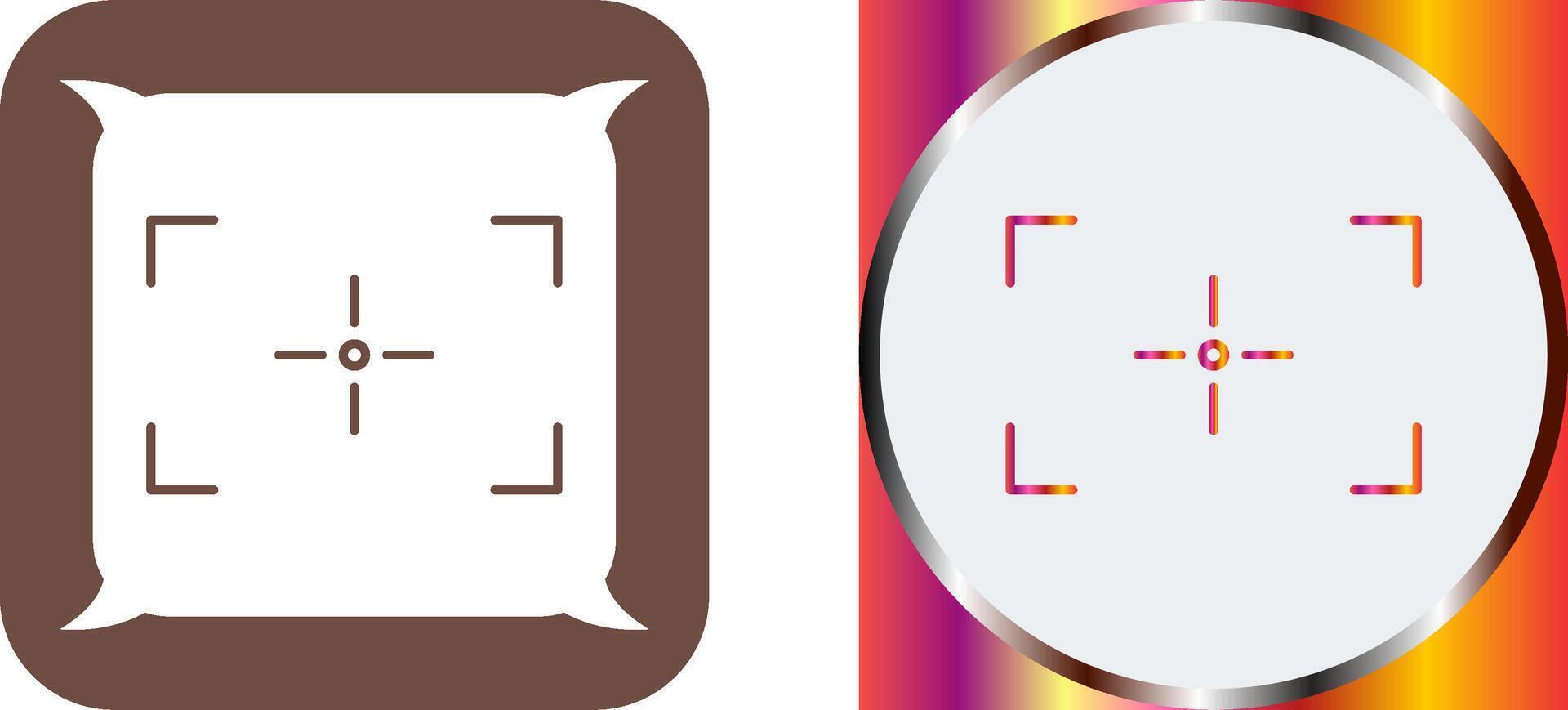 Unique Focus Icon Design vector