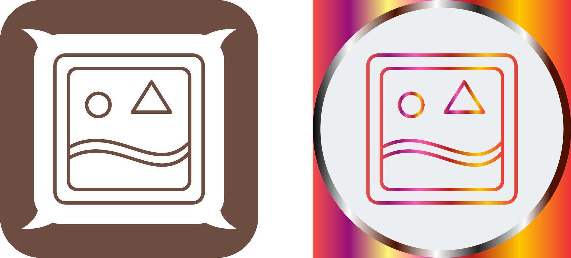 Unique Images Icon Design vector