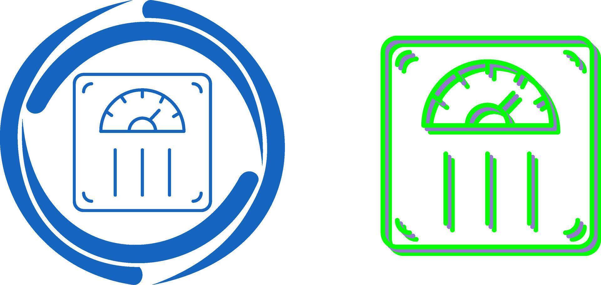 Weight Scale Icon Design vector
