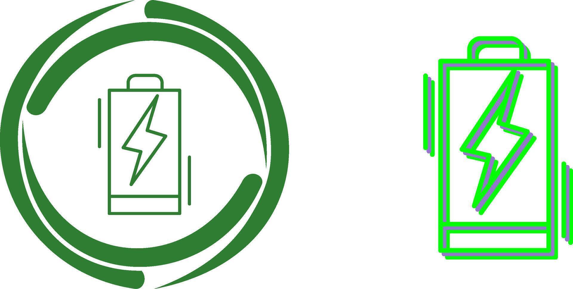 Battery Icon Design vector