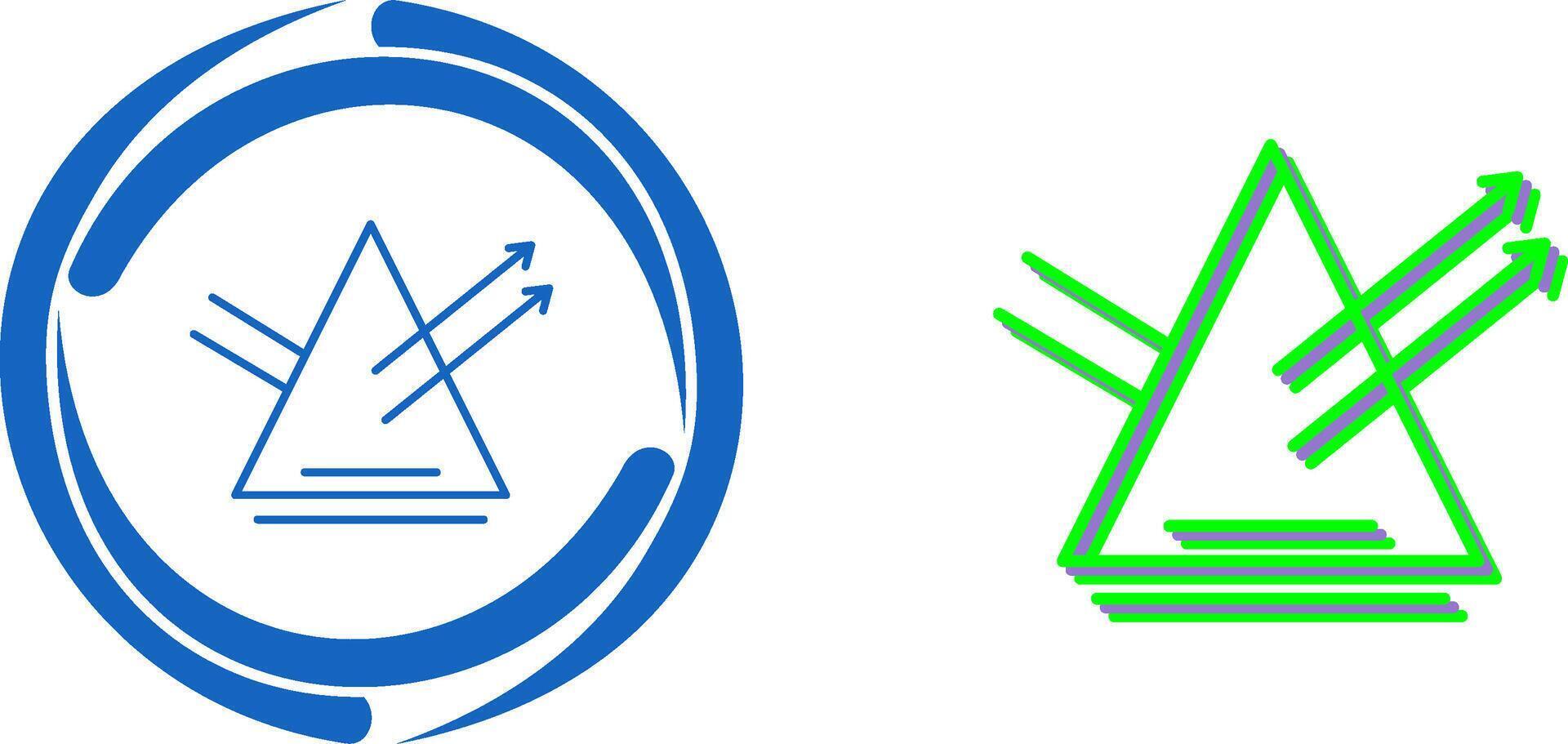Reflection Icon Design vector