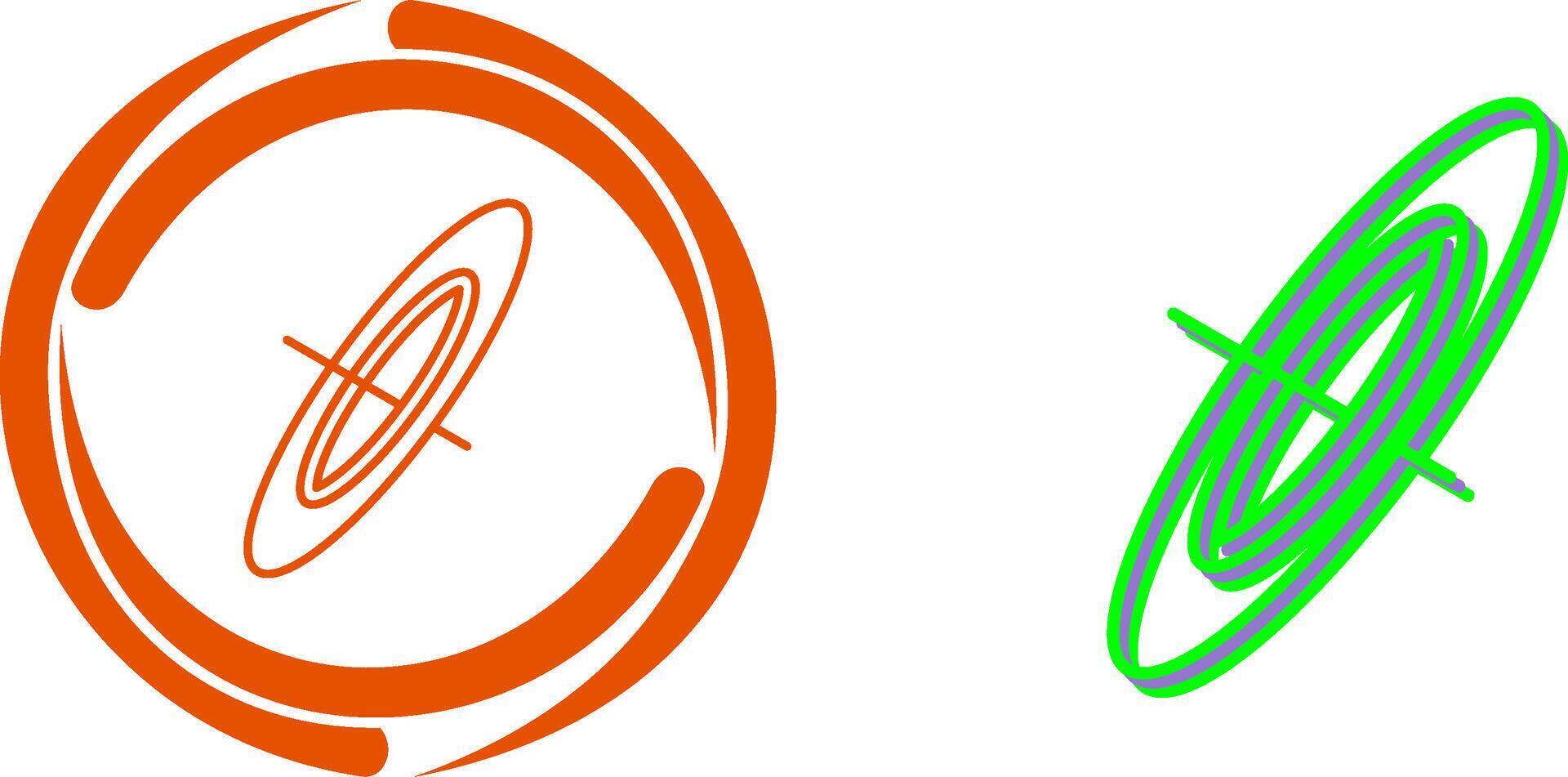 Black Hole Icon Design vector