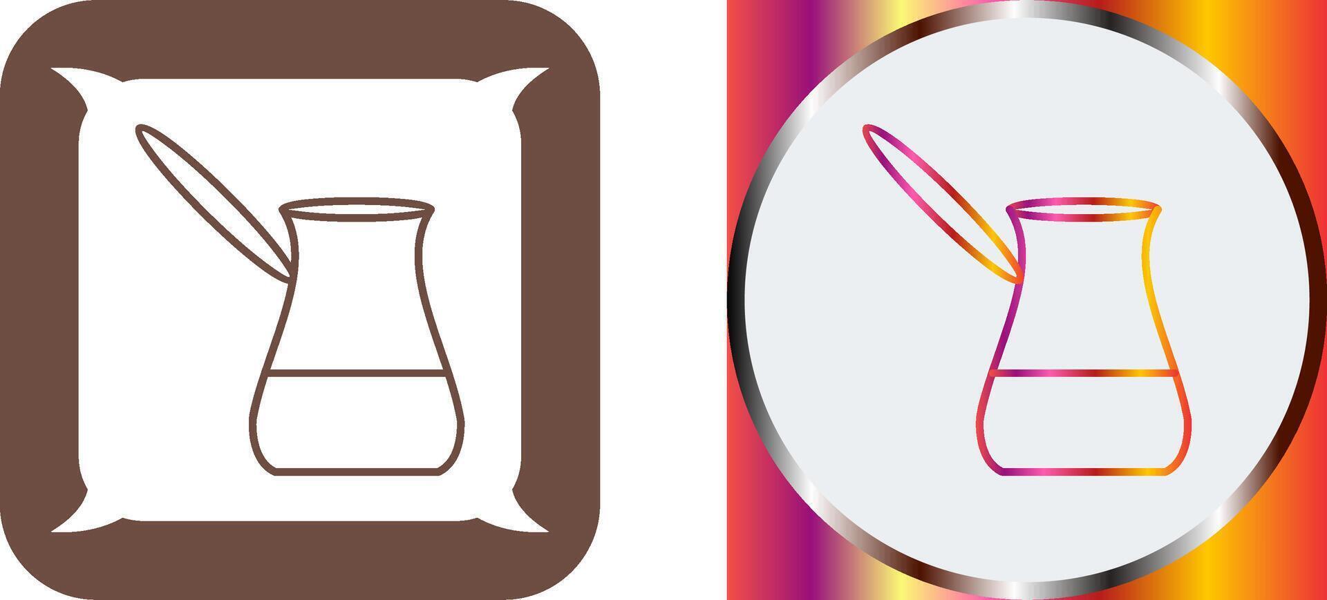 Cezve Icon Design vector