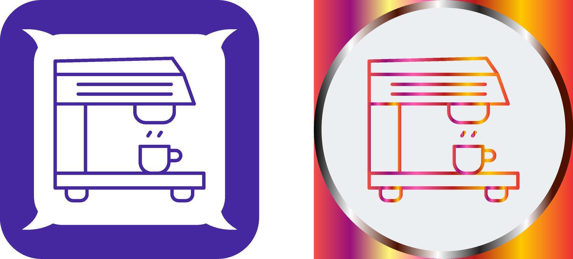Coffee Machine Icon Design vector