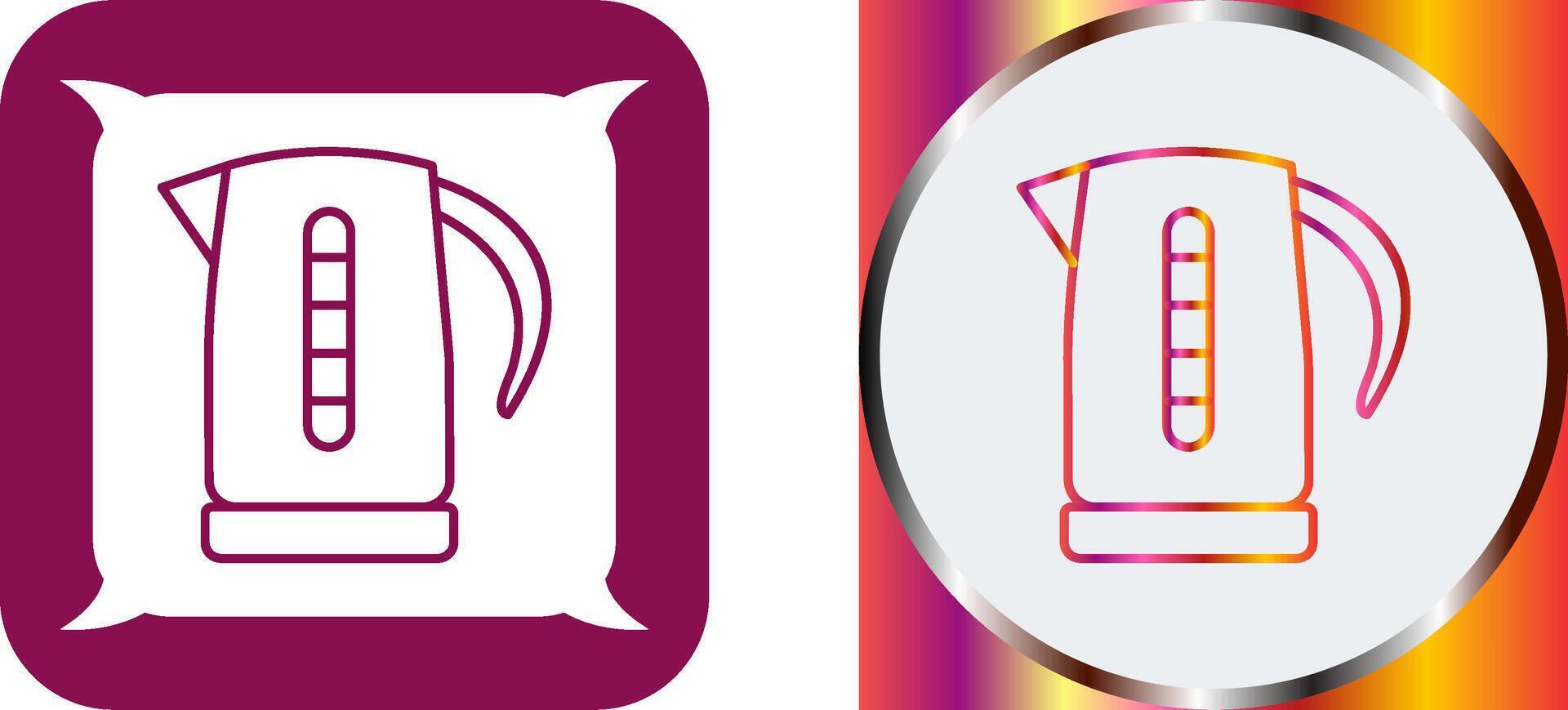 Kettle Icon Design vector