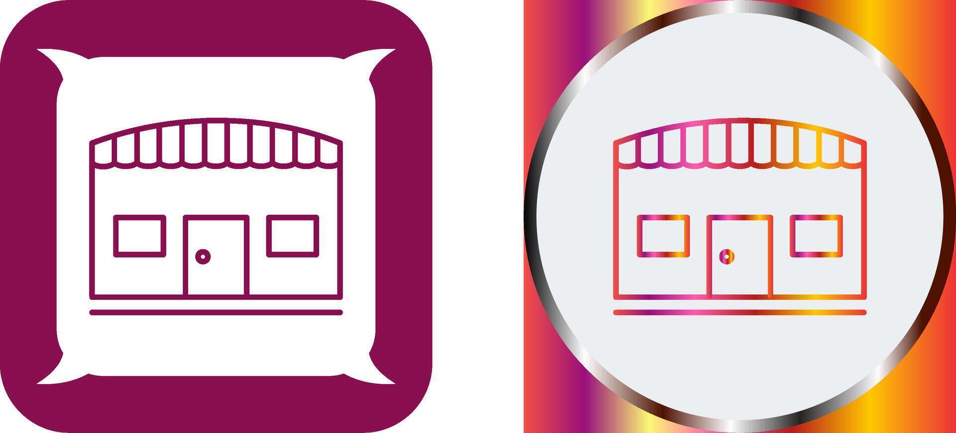 Unique Store Icon Design vector