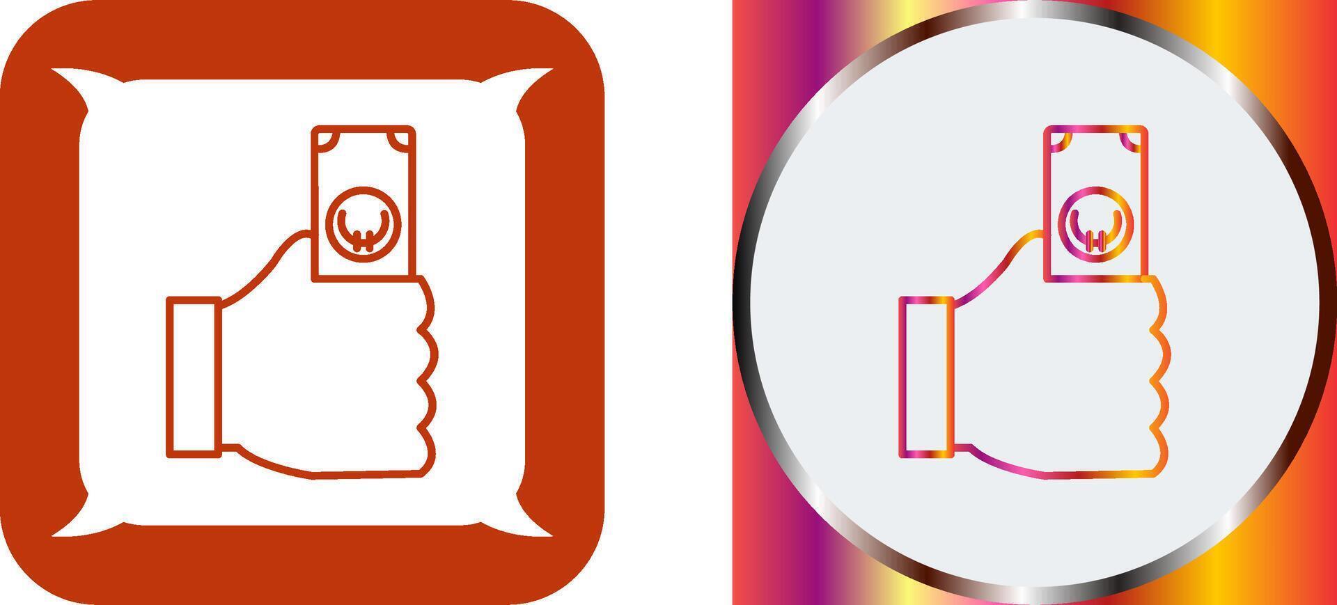 Unique Cash Icon Design vector