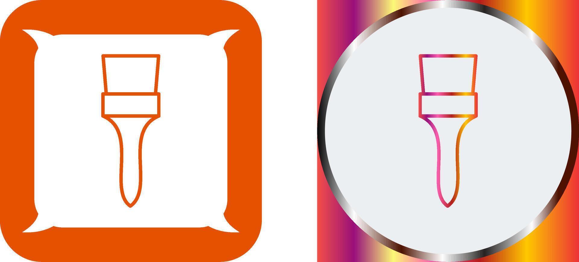 Unique Brush Icon Design vector