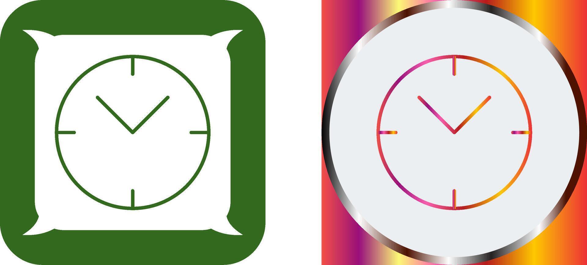 Unique Clock Icon Design vector