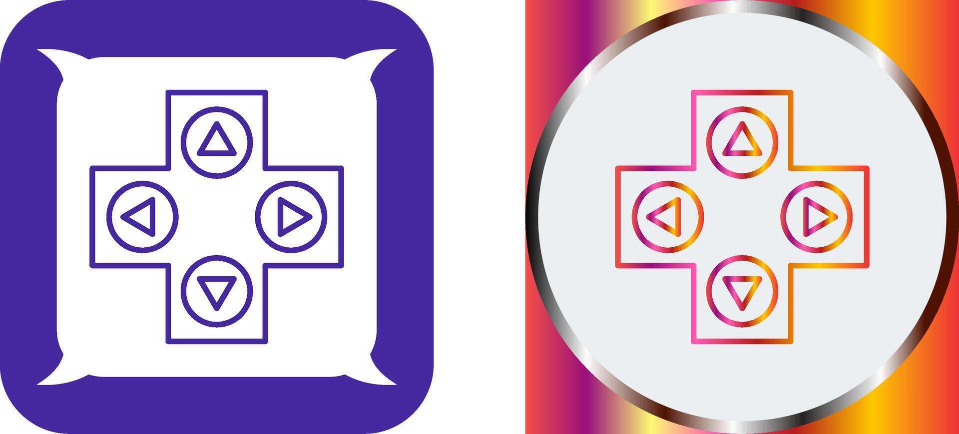 Unique Gaming Control Icon Design vector