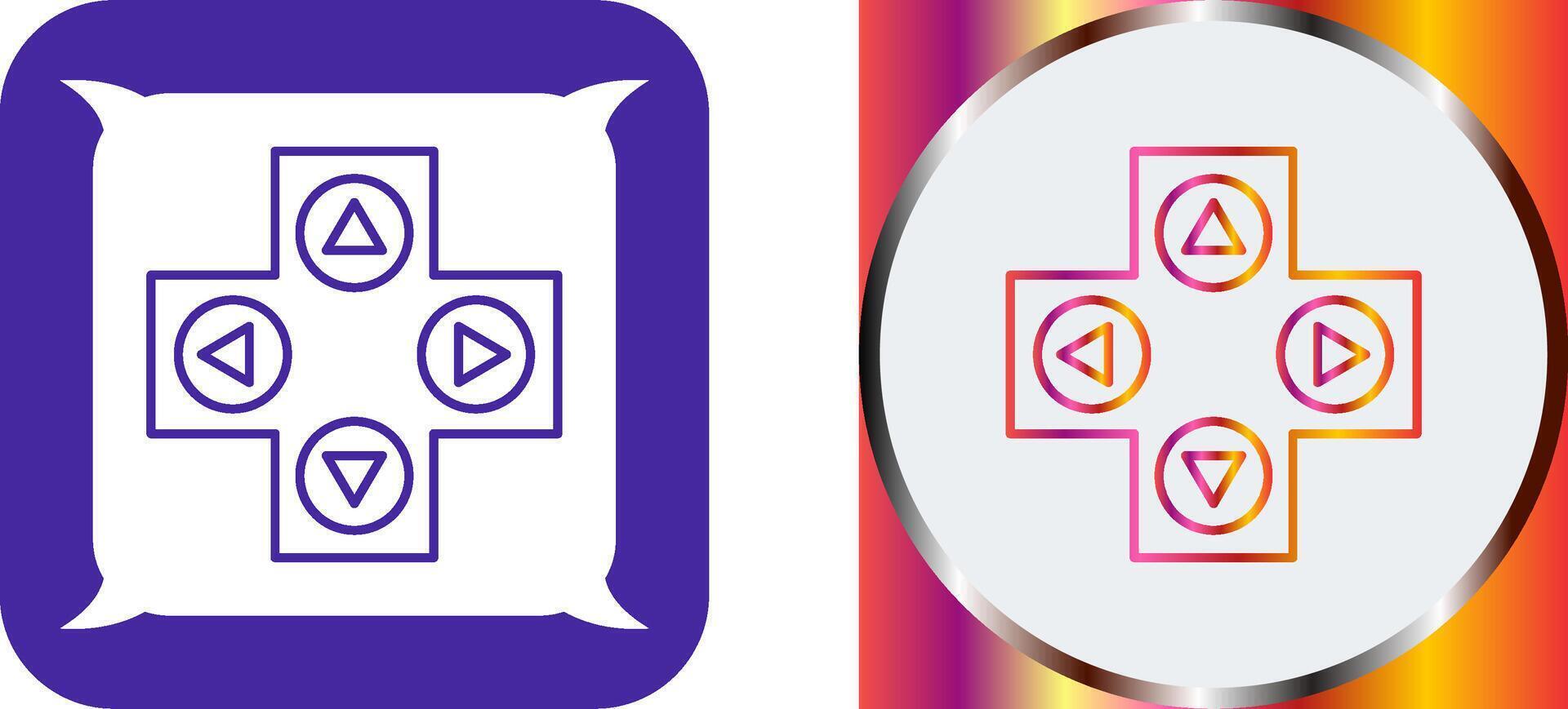 Unique Gaming Control Icon Design vector