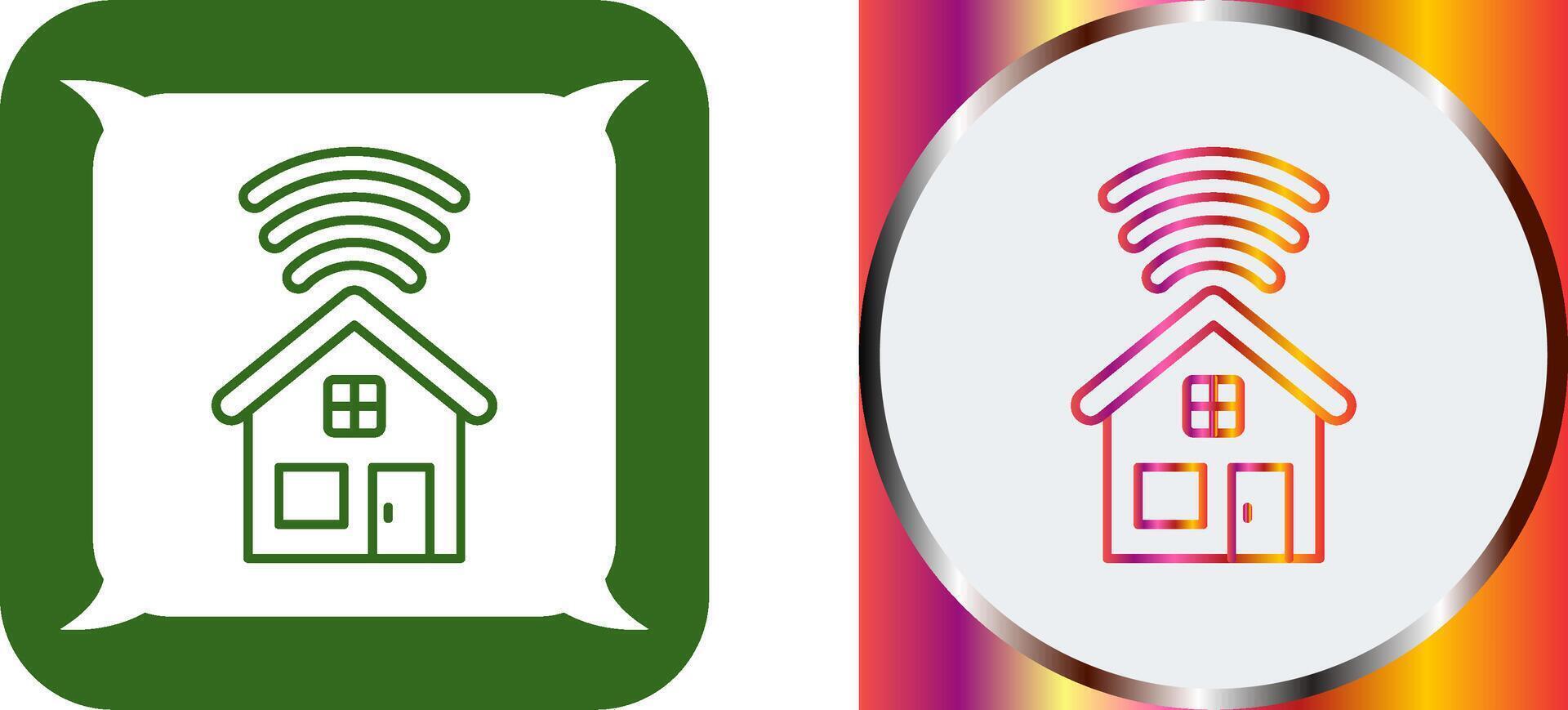 Smart House Icon Design vector
