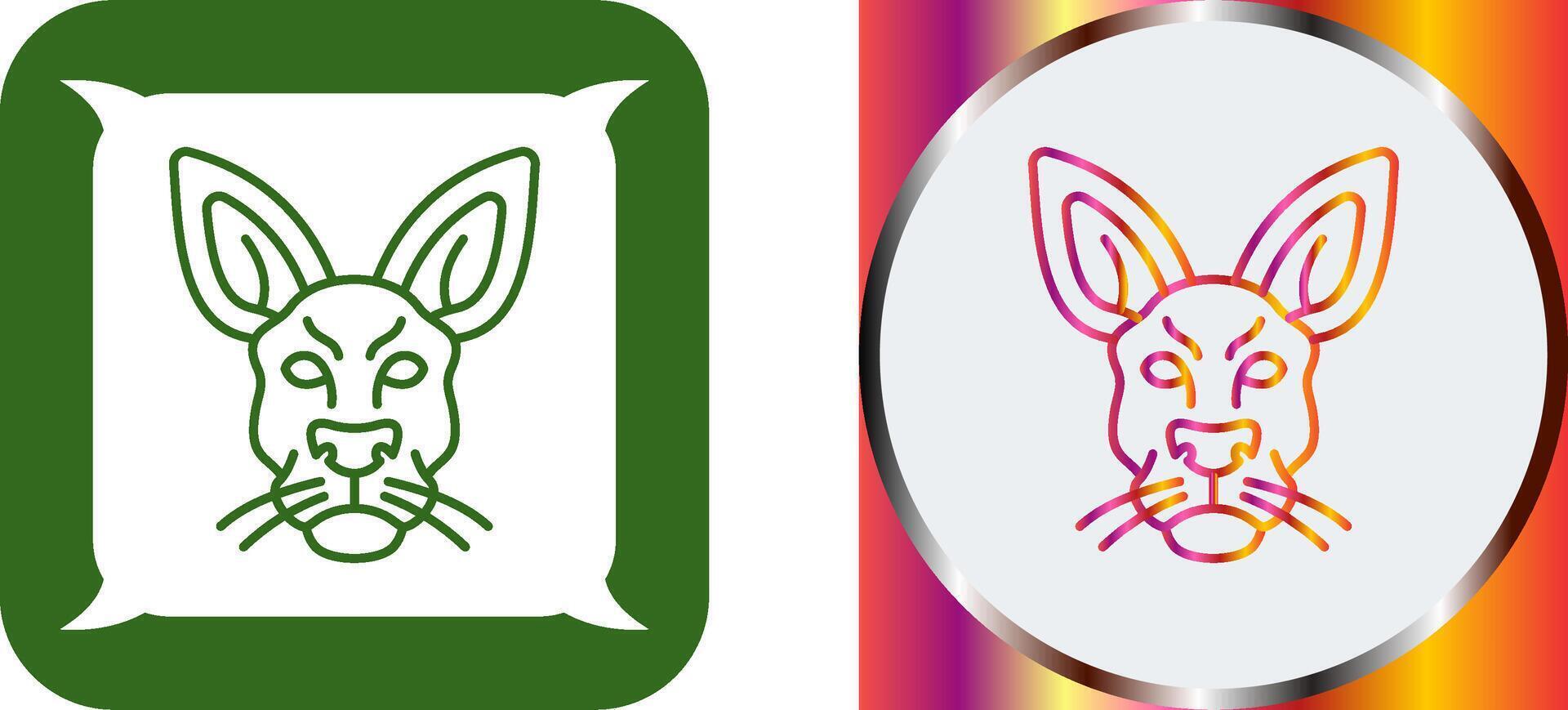 Kangaroo Icon Design vector