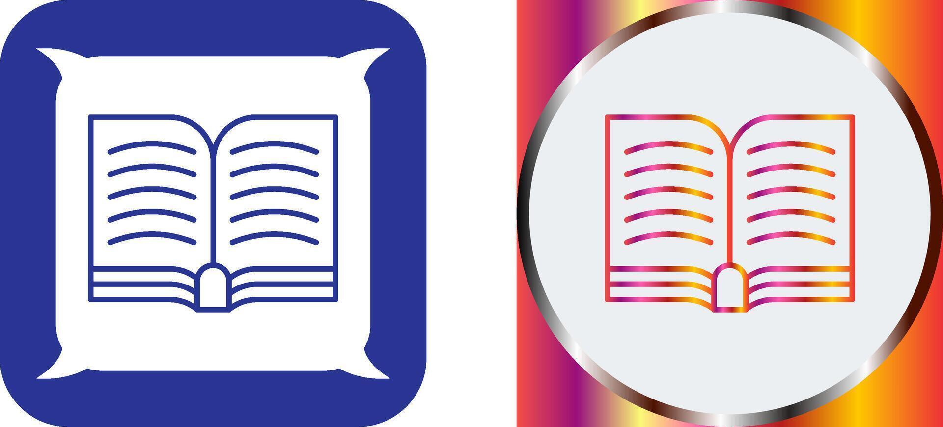 Book Icon Design vector