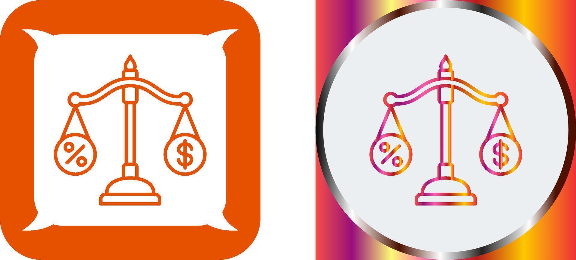 Scale Icon Design vector