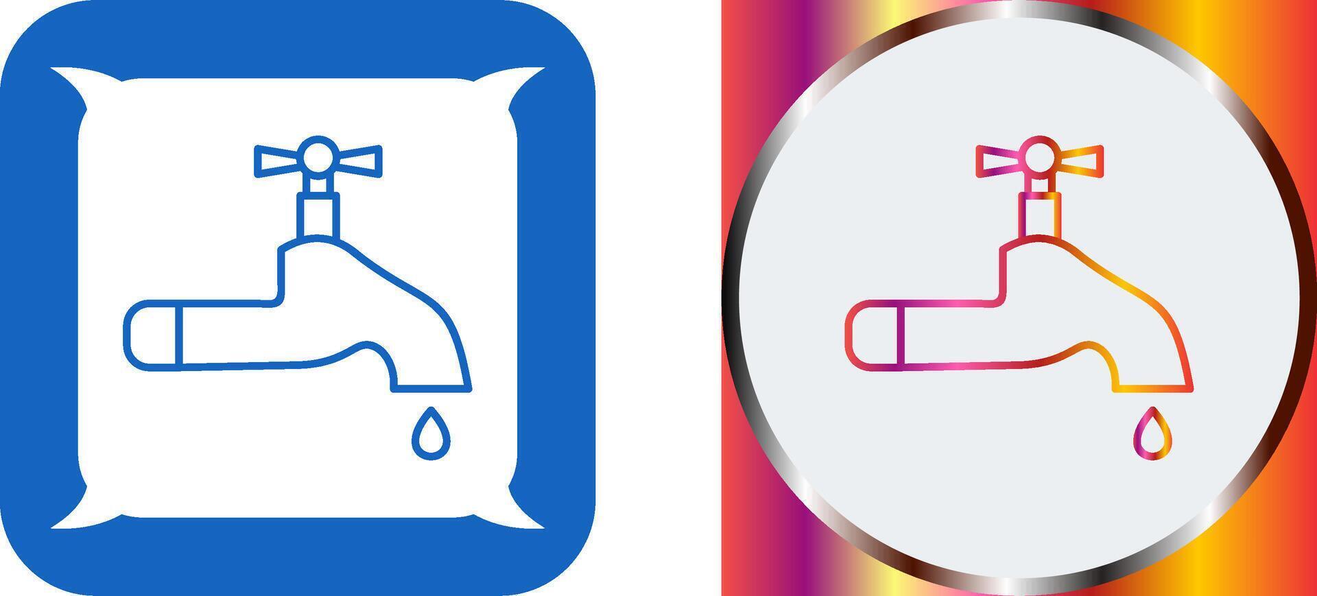 Water Tap Icon Design vector
