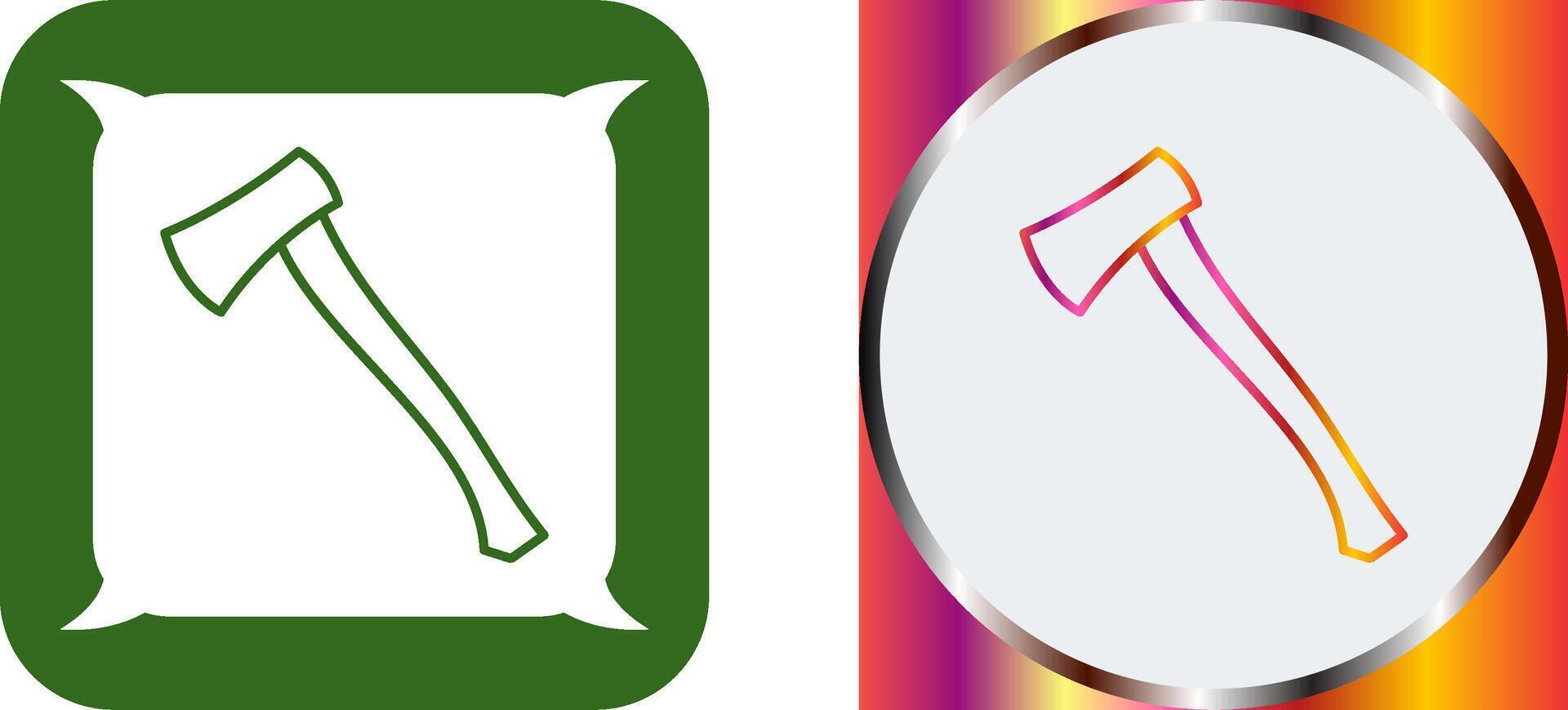 Wood Cutter Icon Design vector