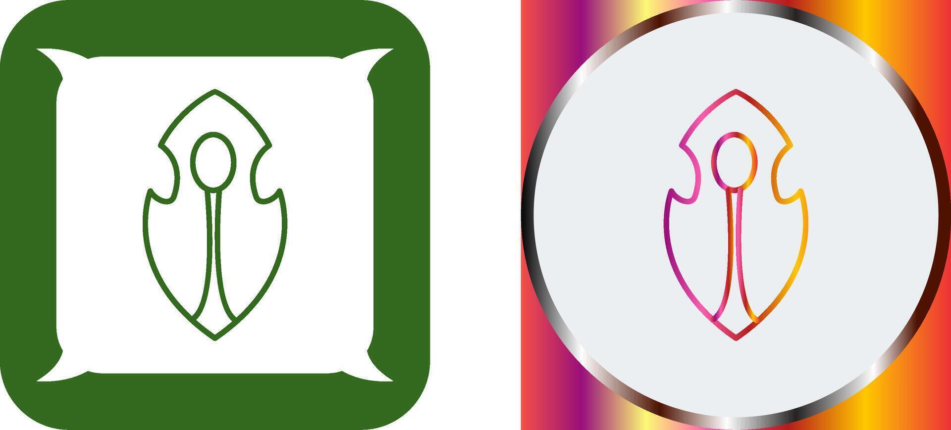 Unique Game Character Icon Design vector