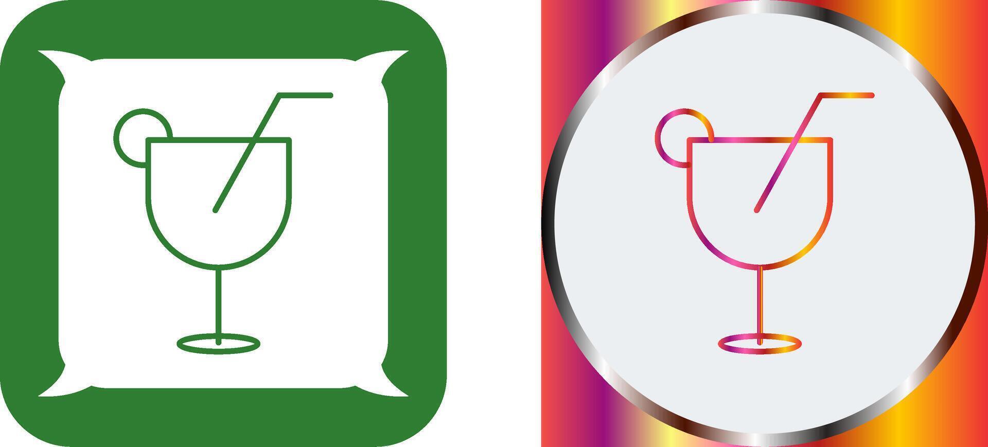 Unique Drinks Icon Design vector