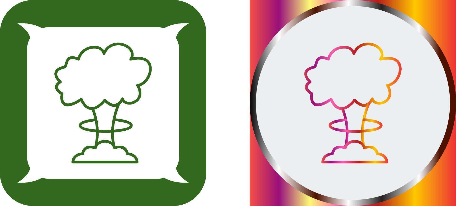 Unique Bomb Blast Icon Design vector