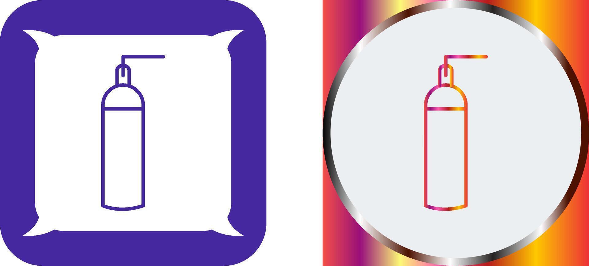 Unique Oxygen Tanks Icon Design vector