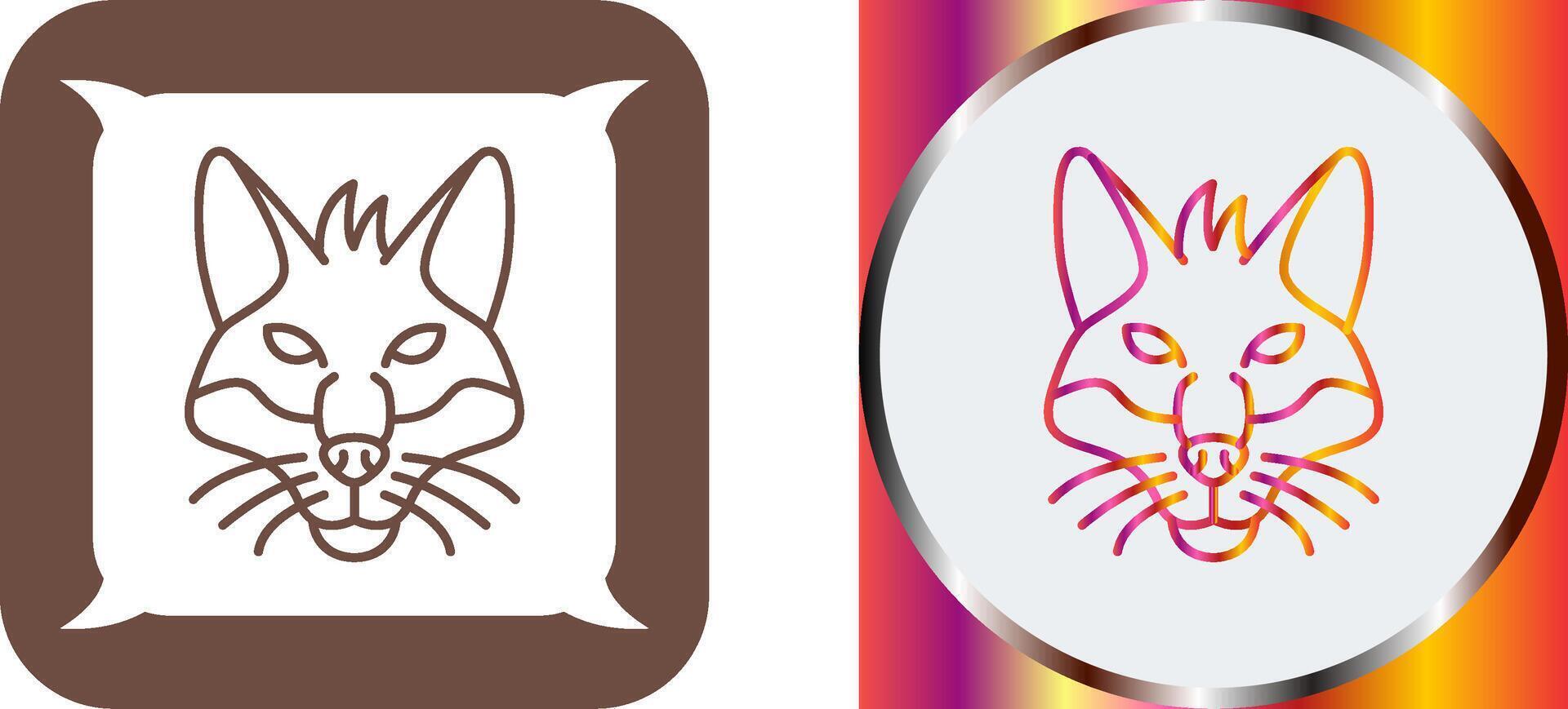 Fox Icon Design vector