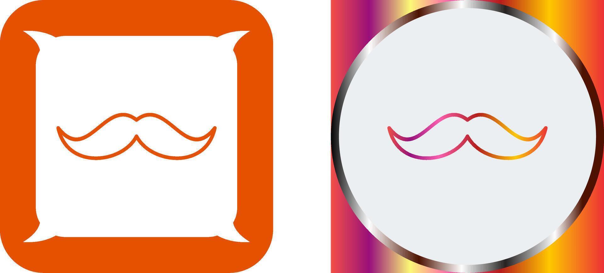 Moustache Icon Design vector