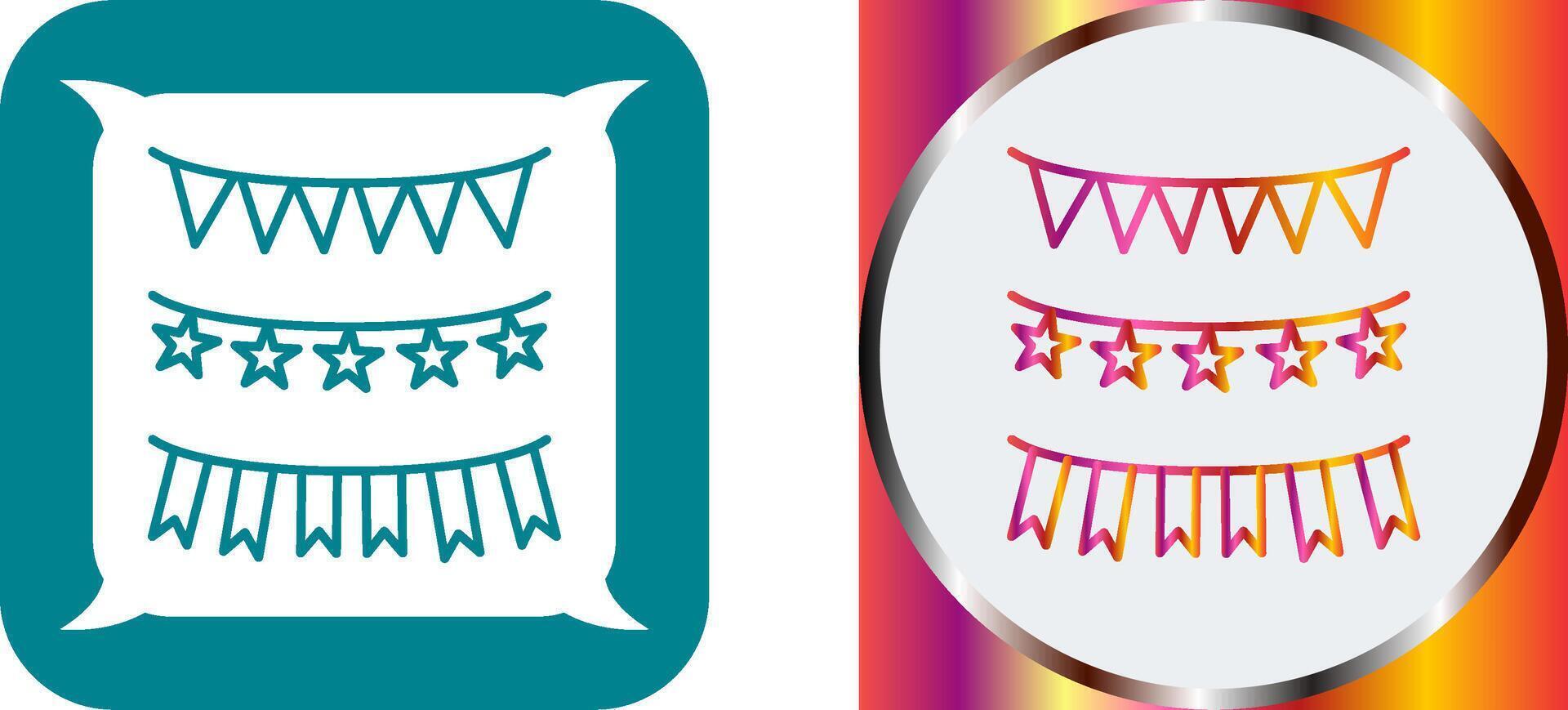 Garlands Icon Design vector