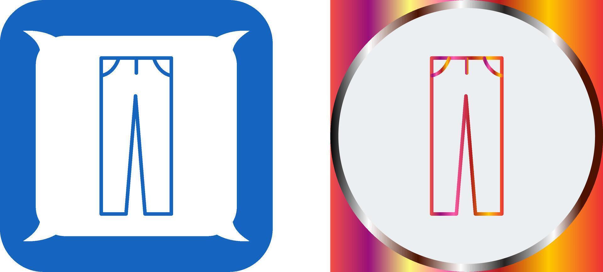 Pants Icon Design vector