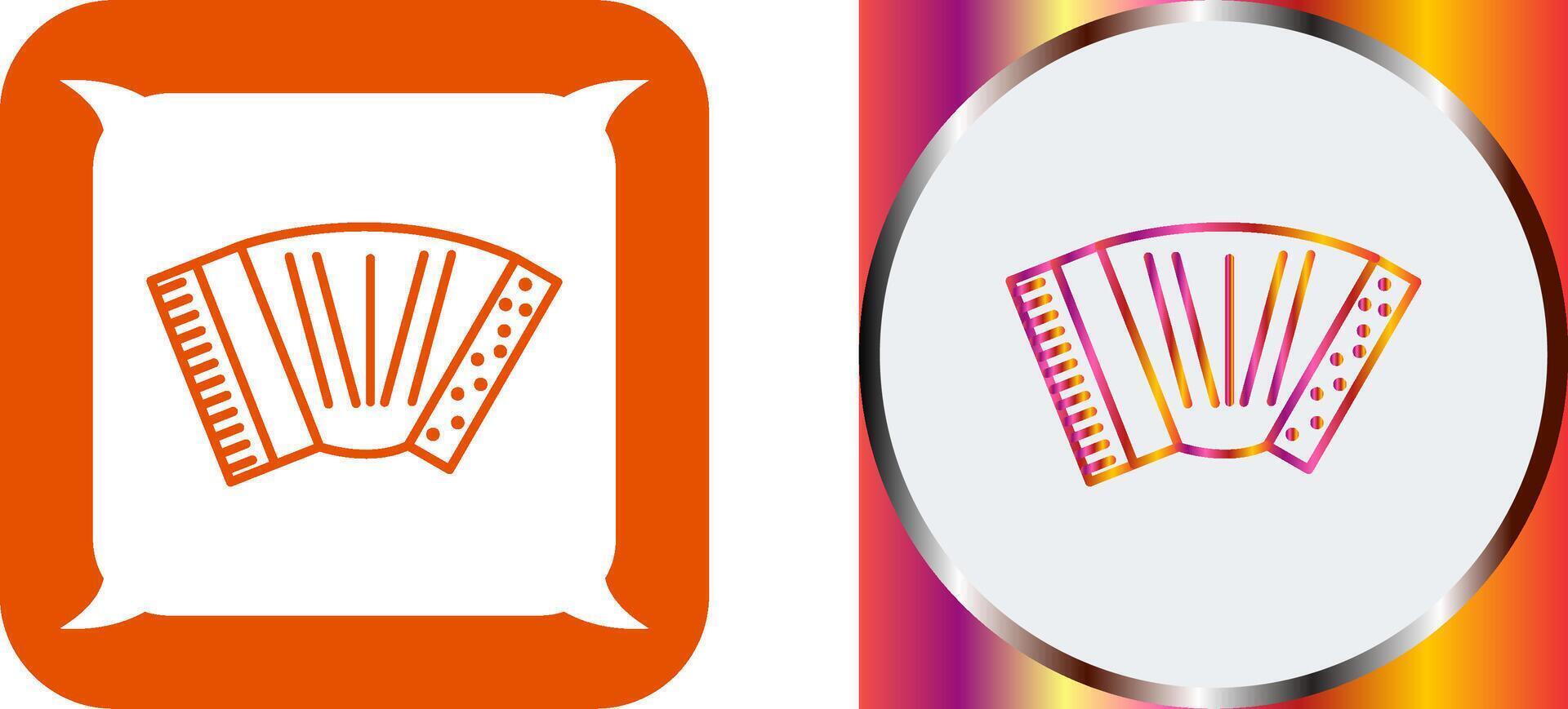 Accordion Icon Design vector