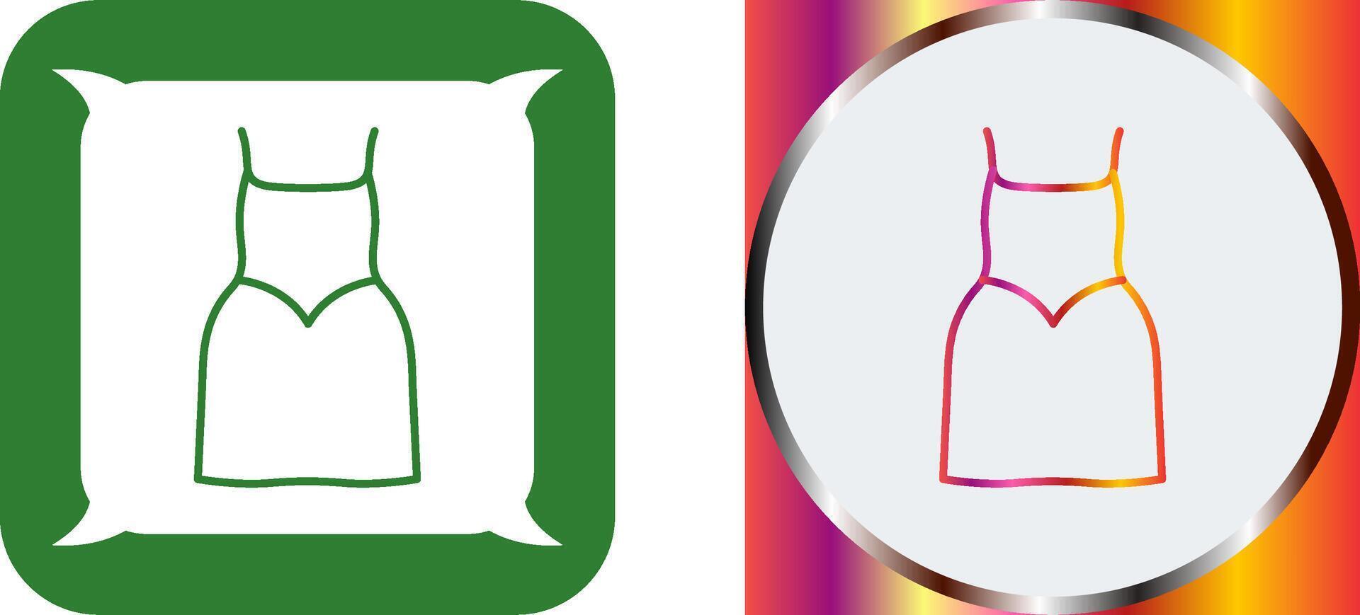 Party Dress Icon Design vector