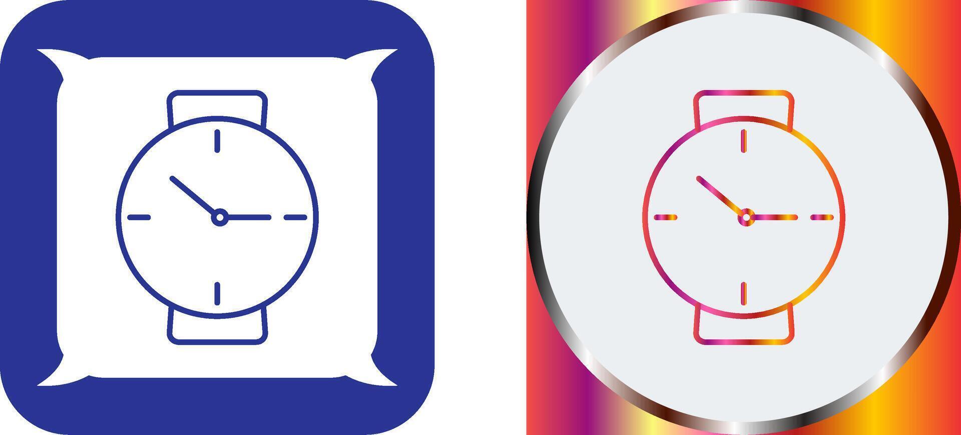 Wrist Watch Icon Design vector