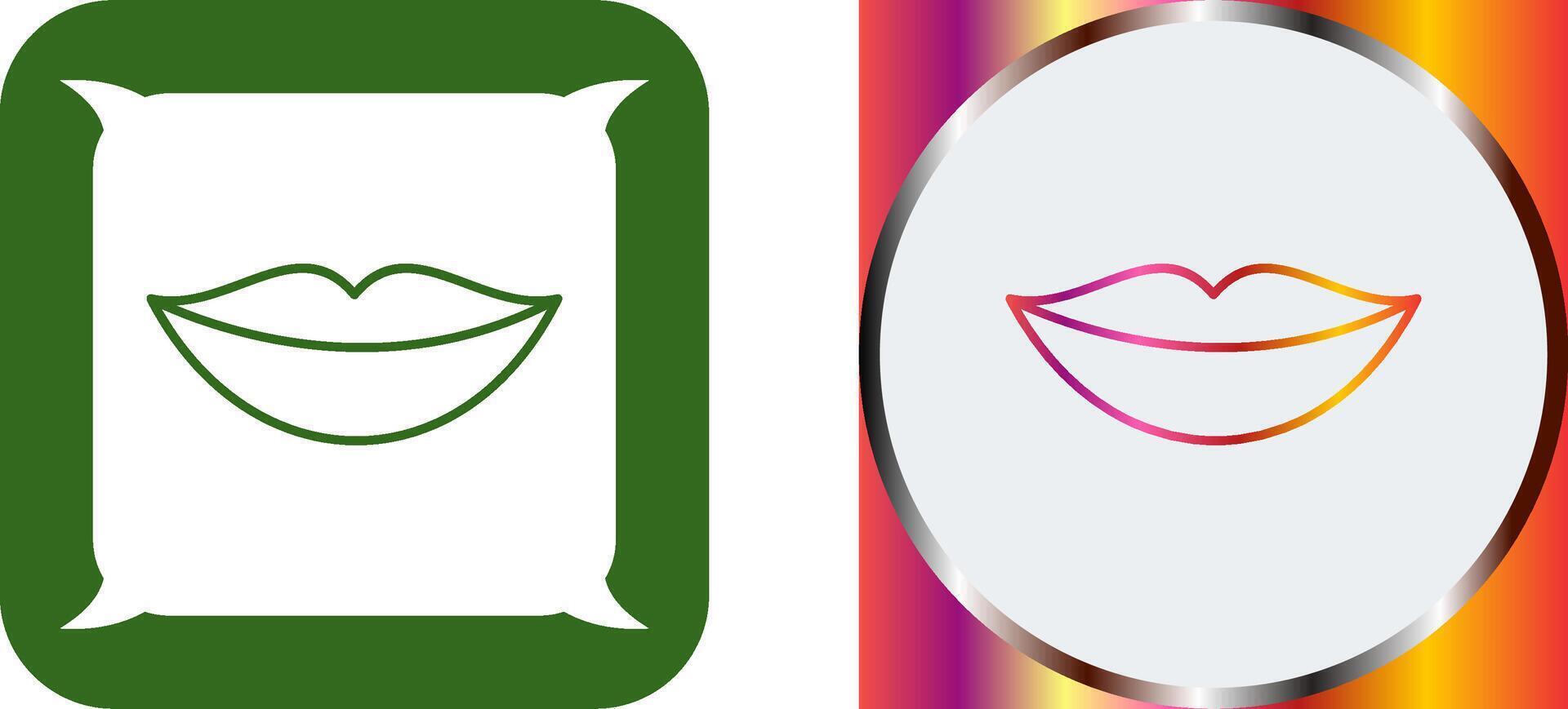 Lips Icon Design vector
