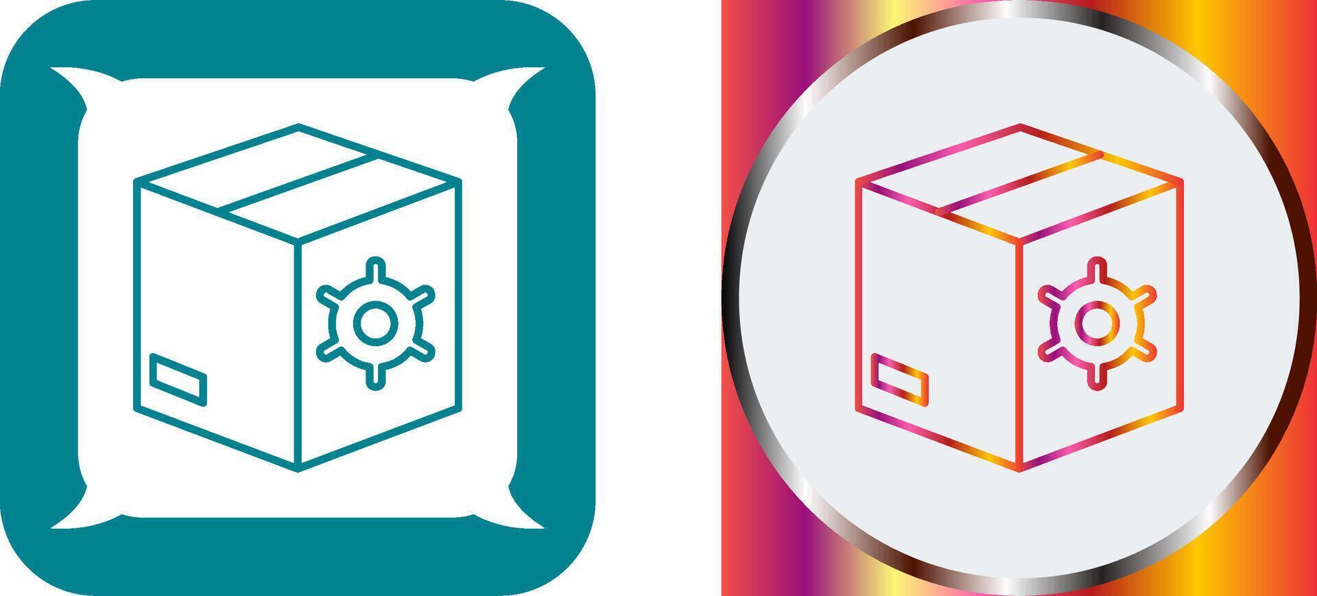 Unique Seo Packages Icon Design vector