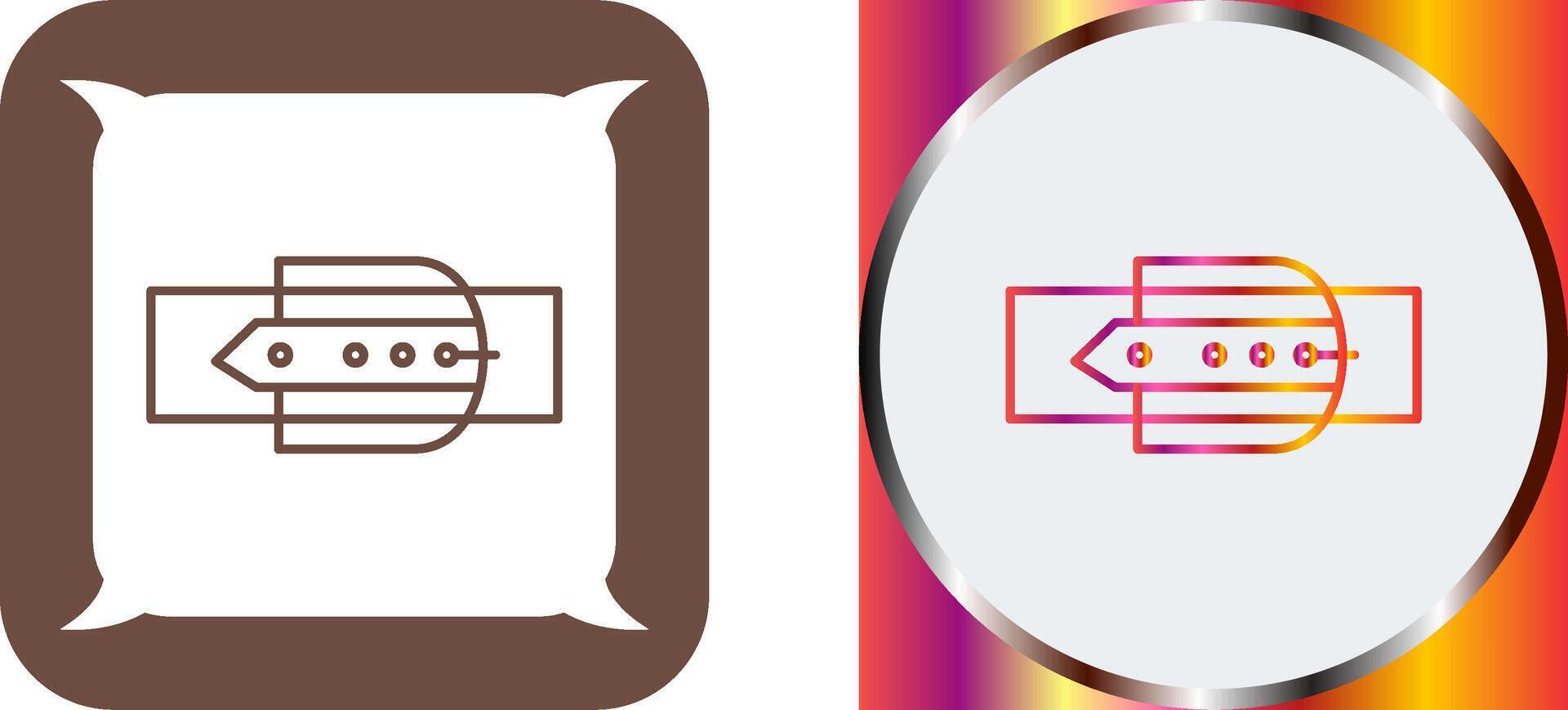 Belt Icon Design vector