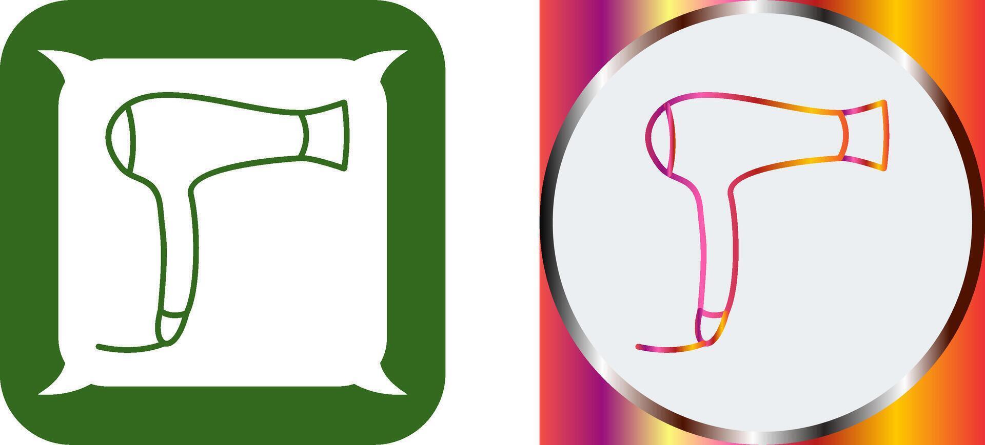 Hair Dryer Icon Design vector