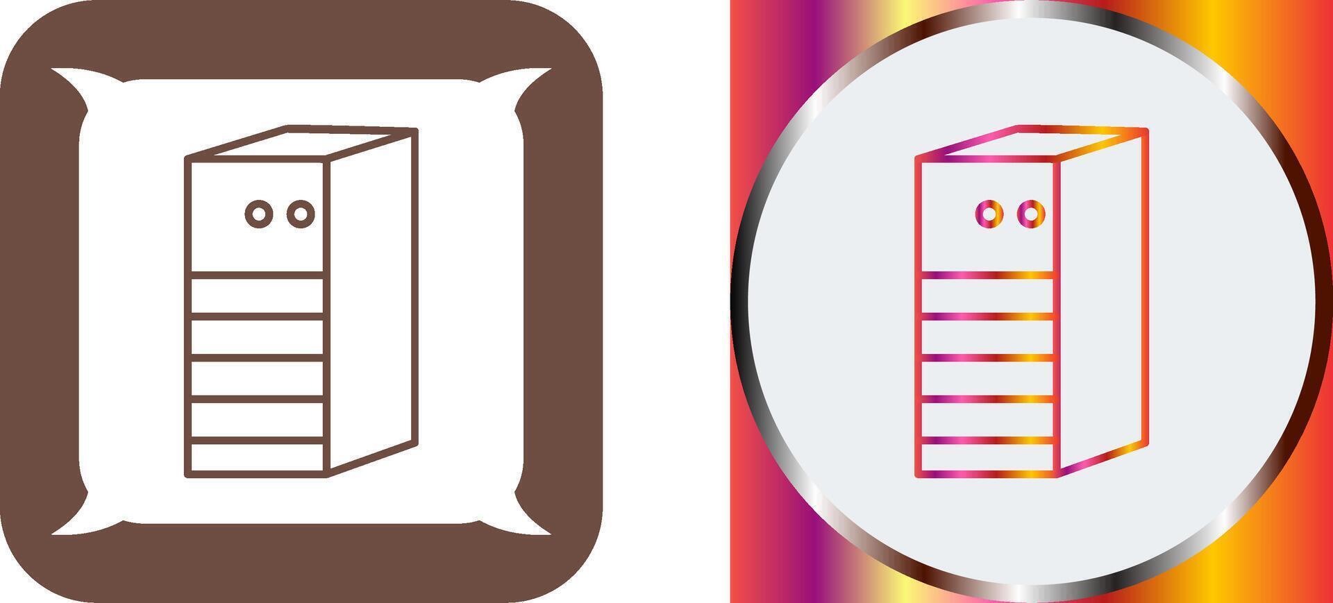 Server Network Icon Design vector