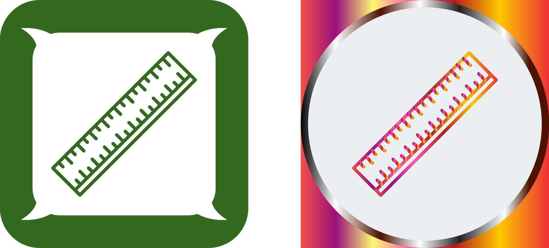 Ruler Icon Design vector