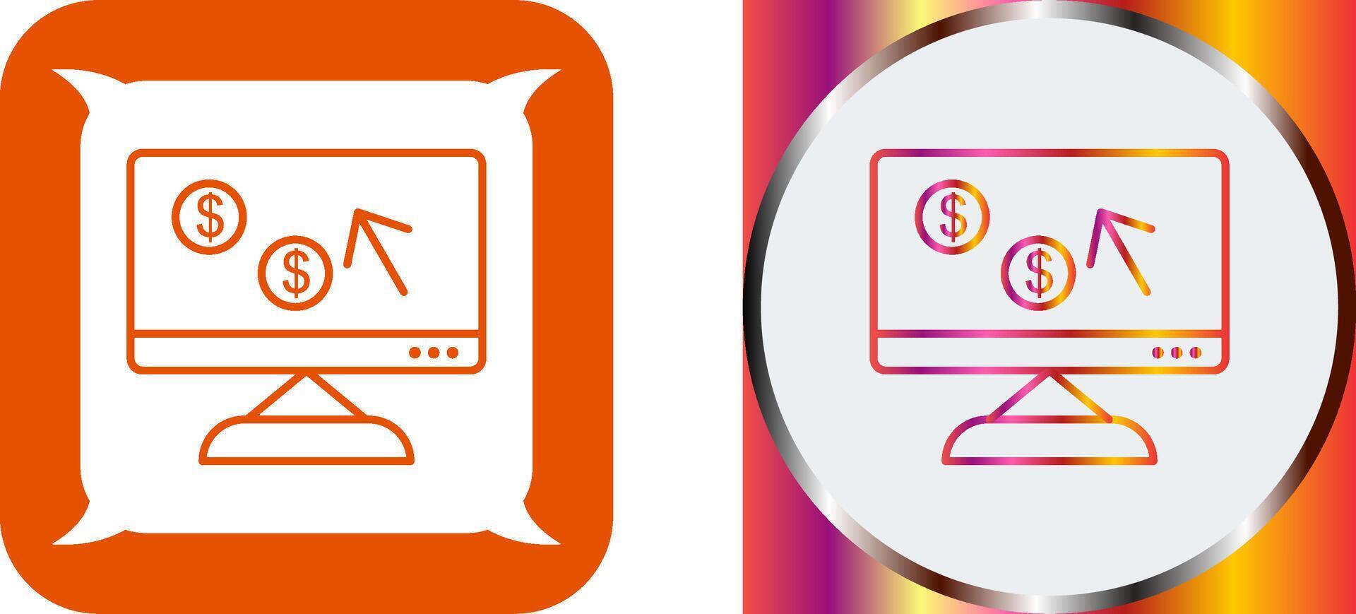 Unique Pay Per Click Icon Design vector