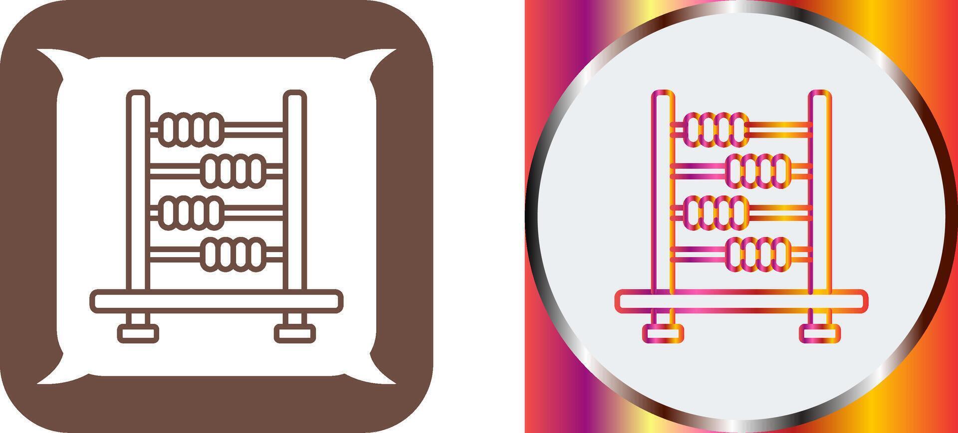 Abacus Icon Design vector
