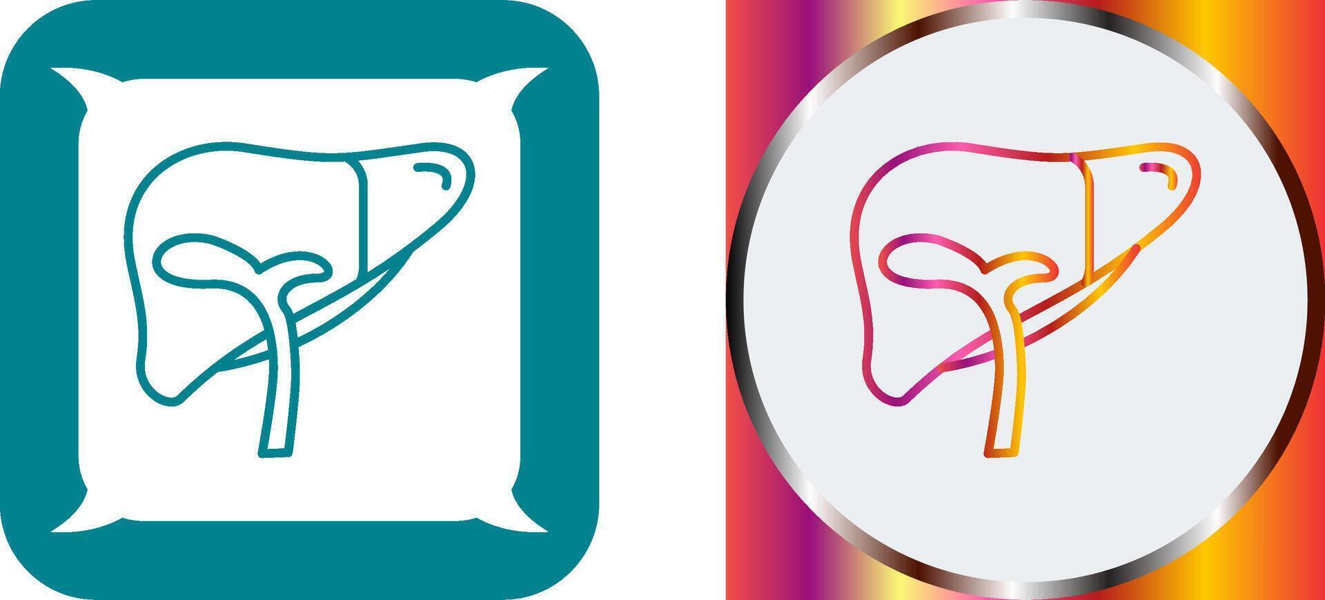 Liver Icon Design vector