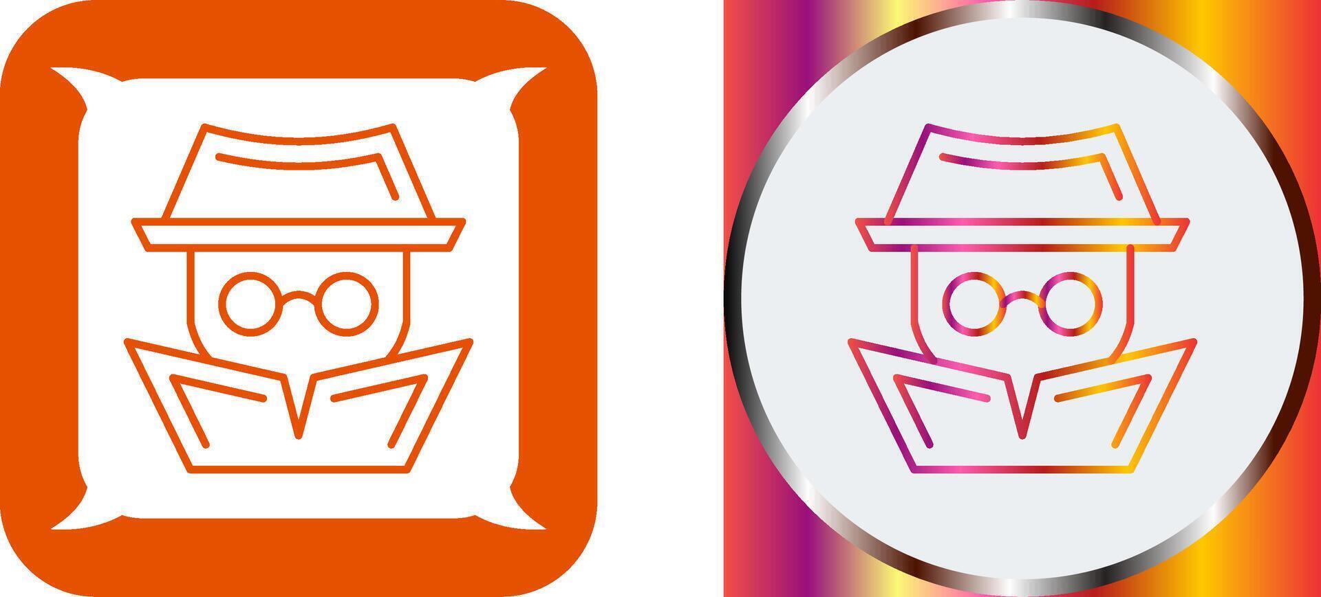 Hacker Icon Design vector